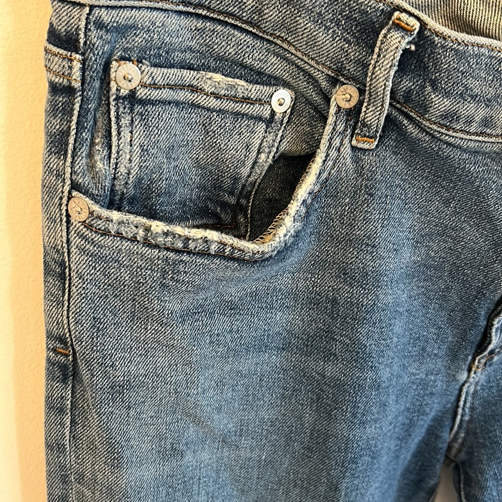 Agolde Toni Mid Rise Straight Jeans - Picture 7 of 9
